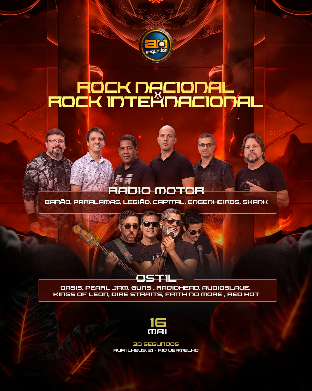 Rock Nacional x Internacional